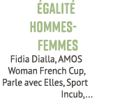  galit Hommes Femmes Fidia Dialla, AMOS Woman French Cup, Parle avec Elles, Sport Incub,...