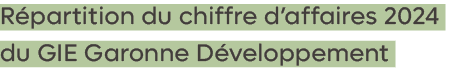 R partition du chiffre d’affaires 2024 du GIE Garonne D veloppement