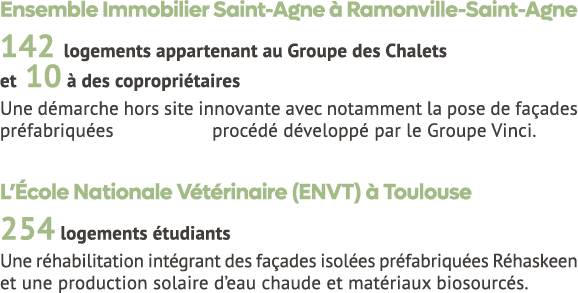 Ensemble Immobilier Saint Agne  Ramonville Saint Agne 142 logements appartenant au Groupe des Chalets et 10   des co...