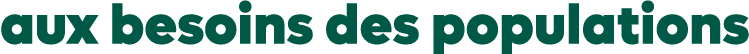 aux besoins des populations 