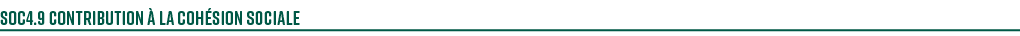 SOc4.9 Contribution  la coh sion sociale