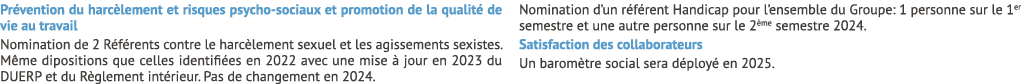 Pr vention du harc lement et risques psycho sociaux et promotion de la qualit de vie au travail Nomination de 2 R f ...