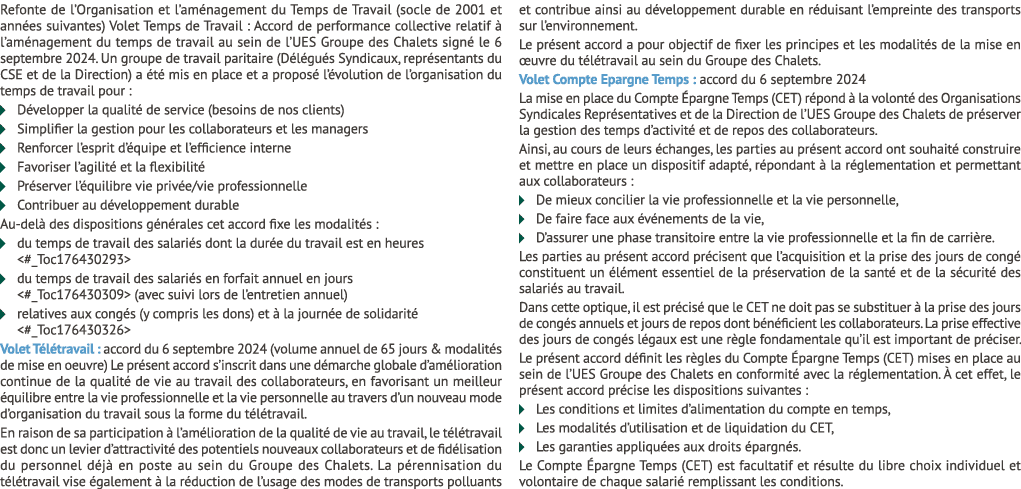 Refonte de l’Organisation et l’am nagement du Temps de Travail (socle de 2001 et ann es suivantes) Volet Temps de Tra...