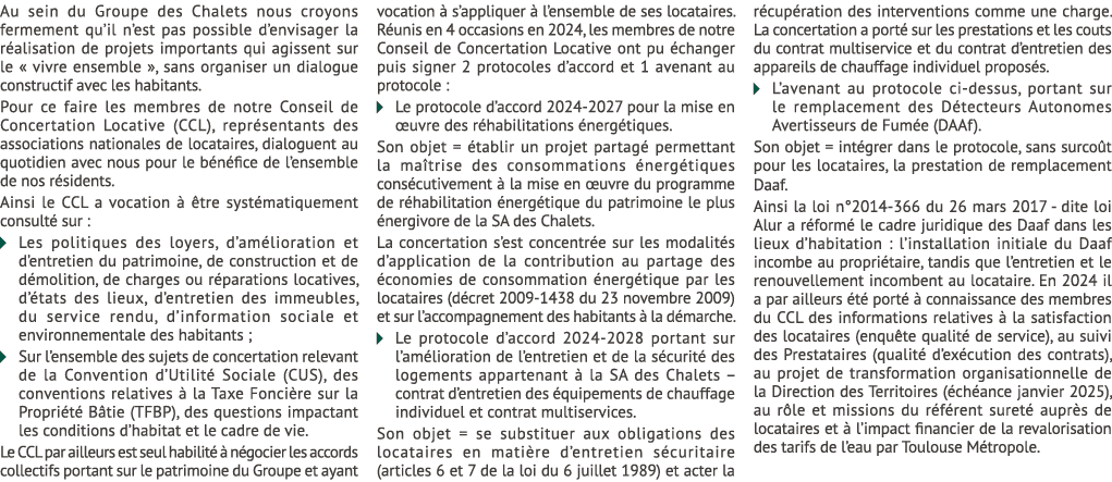 Au sein du Groupe des Chalets nous croyons fermement qu’il n’est pas possible d’envisager la r alisation de projets i...