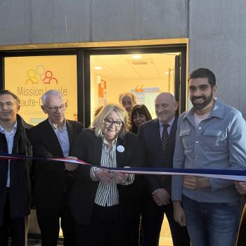 Coupure de ruban mission locale Aucamville