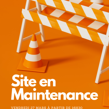 Site internet en maintenance