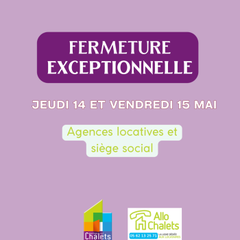 affiche bureau fermé