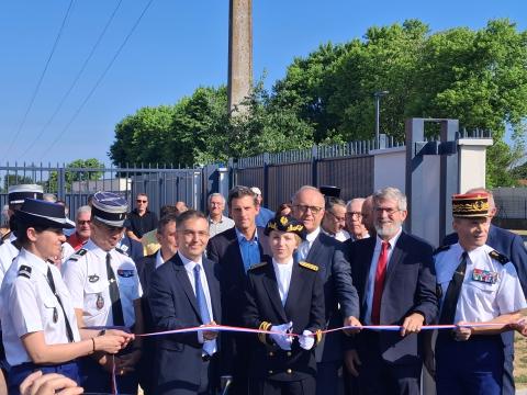coupure ruban inauguration gendarmerie l'Union