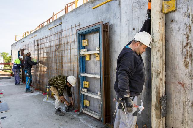 Chantier de construction
